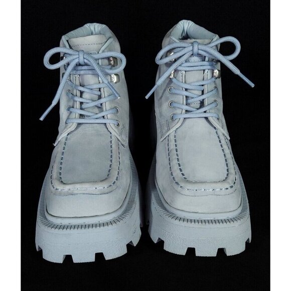 Eytys Tribeca Lace-Up Boots 36 US 6 Womens Sky Blue - Picture 4 of 16